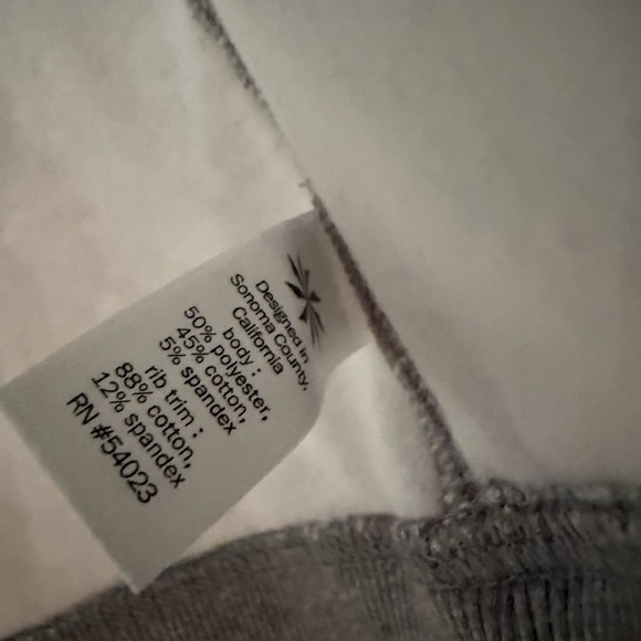 Athleta Strength Hoodie 2 Full Zip Sweater Jacket Gray Women's size small EUC - Picture 5 of 8